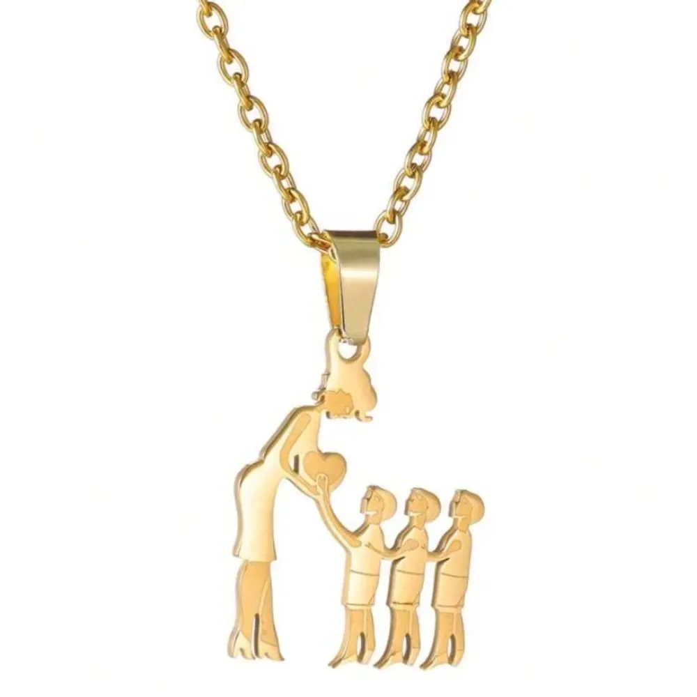 3for$20 Mother Son Daughter Pendant Necklace Women's adjustable Necklace